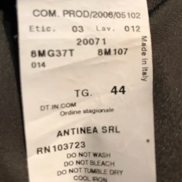 Armani Collezioni Brown basketweave Blazer. Made in Italy. Sz 8. - Picture 12 of 12